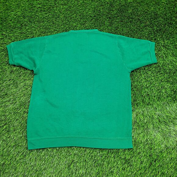 Vintage 70s Creslan MOD Sweatshirt Medium 19x23 Cropped - Picture 2 of 9